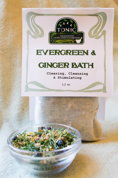 Evergreen Ginger Bath