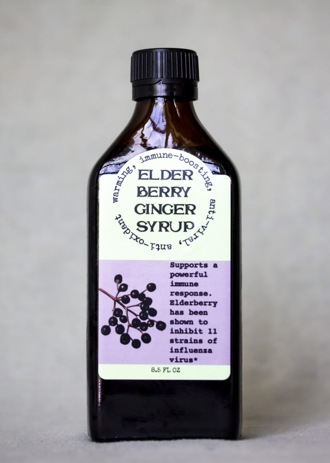 ElderberryGinger Syrup Tonic Herb Shop