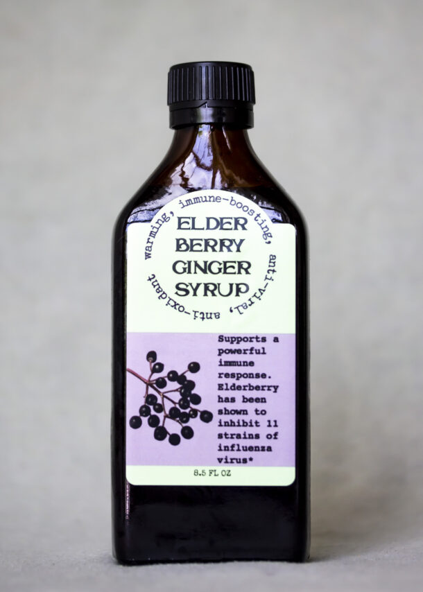 ElderberryGinger Syrup Tonic Herb Shop