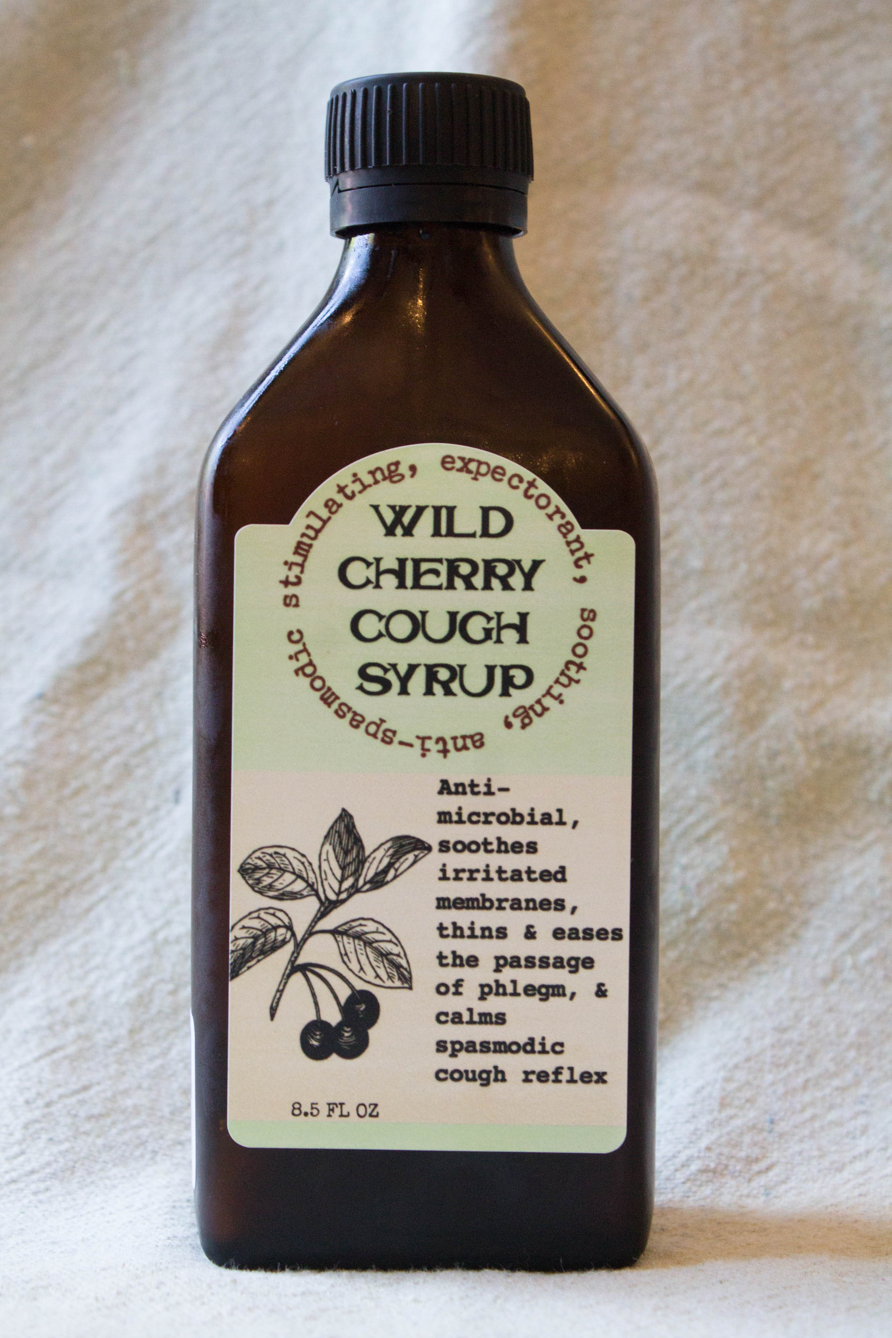 Wild Cherry Cough Syrup Tonic Herb Shop